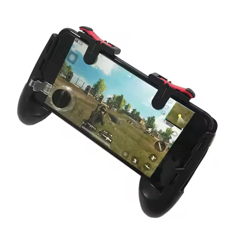 2 Pcs/ A Pair Game Fire L1 R1 Mute Extinguisher Anti-fire Game Rocker For PUBG Mobile Game Black Col