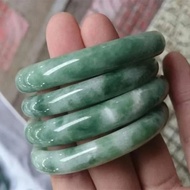 Natural Jade Bracelet Guizhou Jade Jade Bracelet Floating Flower White Jade Bracelet Jade Bracelet20