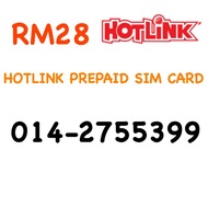 Hotlink Prepaid Sim Card 014-2755399