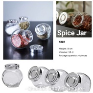 Cute Container Contains Spices and Salt.