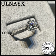 PT950 Two-Prong 2-Rust Platinum Zircon Wedding Ring