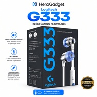 Logitech G333 Gaming Headset Earphone 3.5mm Jack USB C Mic Stereo