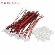 2Pin 2P JST PH PCB Pitch 2.0mm 26AWG Mini Micro Female Plug Socket Cable Wire to Board Male Header