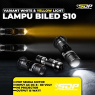 SDP H6 Bi-LED S10 Yellow/White Motorcycle Bulb – Hi/Low Super Bright Yellow & White Headlights