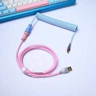 Gplanet Custom Coiled Cable for Mechanical Keyboard Aviator Connector สายคัสต้อมคีย์บอร์ดแบบคออยล์ ว