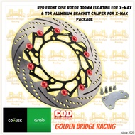 RPD X-MAX FLOATING FRONT DISC ROTOR PACKAGE + 300MM RED BRACKET