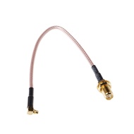 SC SMA Female to MMCX Male Right Angle Pigtail Cable RG316 15cm 6