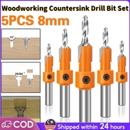 【MY 24H Ship】5PCS Wood Drill Bit Hole Saw Wood Working Sink Reamer Drill 2.8mm 3mm 3.2mm 3.5mm 4mm C