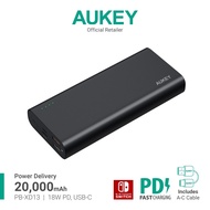 Aukey PB-XD13 20000mAh USB-C Power Bank with Quick Charge 3.0 and Power Delivery 2 Ports USB-C & USB