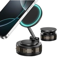 360 Adjustable Vacuum Magnetic Phone Holders for Your Car, [89+LBS Suction & 2800gf Magnetic] Univer