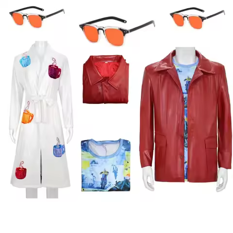 Halloween Costume Fight Club Tyler Durden Leather Jacket Jacket Role Play Costume Fight Club TD Durd