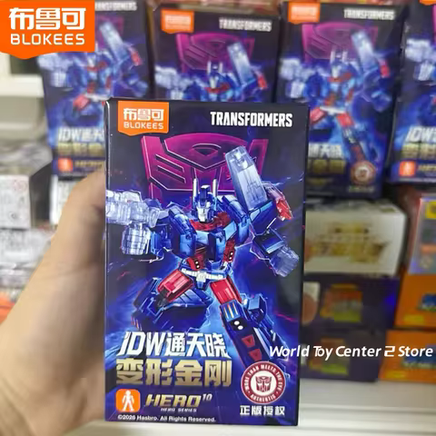 Genuine Blokees Transformers Galaxy Version Idw Ultra Magnus Megatron Color Transparent Movable Asse