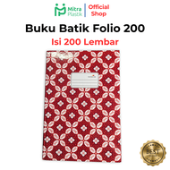 Buku Batik Folio 200 Buku Folio 200 Lembar Buku Catatan Buku Sampul Keras
