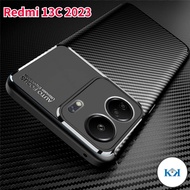 KK Redmi 13C 2023 Carbon Fiber Shockproof Casing For  Redmi13C Redmi 13C C13 13 C 4G 5G 2023 Phone C