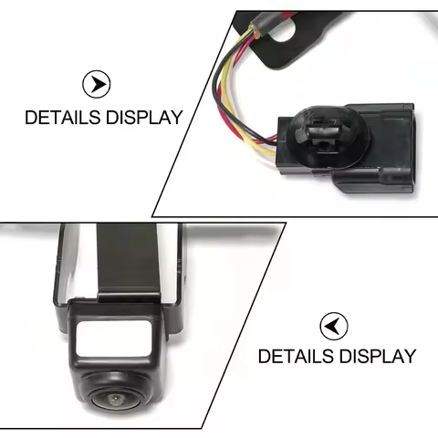 Car Front View Parking Camera 284F1-3ZA0A 12V For Nissan For Qashqai 2010-2015 ABS Bumper Mount Park