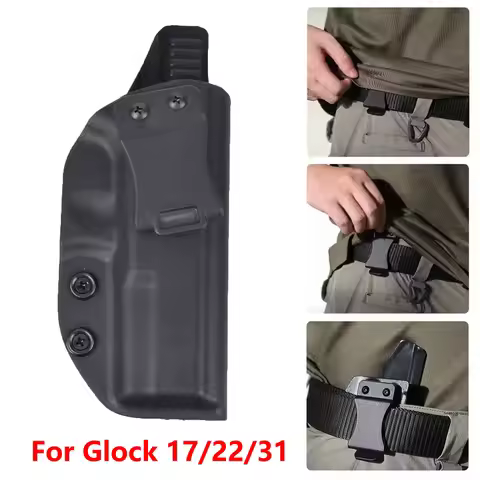 Tactical Kydex IWB Holster For Glock 43 43X 17 19 26 Sig Sauer P365 SP2022 Colt 1911 Beretta 92fs Ta