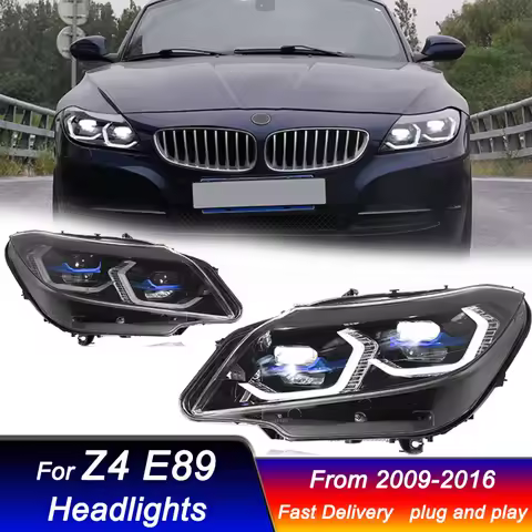 Hot Car styling Headlights for BMW Z4 E89 09-16 new style LED DRL Dynamic Signal Head Lamp Bi Xenon 
