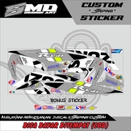 STRIPING VARIASI SATRIA FU BARONG SUZUKI TEAM