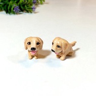 Golden retriever Dog Earrings, Gauge & Plug Earrings, Two Piece Earrings