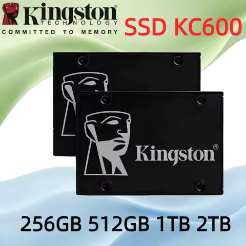 Original Kingston KC600 SATA 3 2.5" SSD Multi Capacity Internal Hard Disk For Notebook Desktop Stora