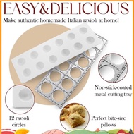 Ravioli Maker Press Mold Potsticker Meat Dumpling Maker , Ravioli Stamp Pasta Making Kit Pasta Makin