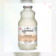 LAKEWOOD Organic Pure Aloe Inner Leaf Juice With Lemon 946ML Exp:12/2025 有机芦荟柠檬汁