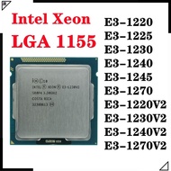 4NEW Intel Xeon E3 1220V2 1225 1230V2 1240 1245 1270V2 1275 1280 LGA 1155 pin H61 B75 P77 motherboard supported cpu 1155 Intel Processor Used