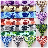 (READY STOCK)  LANGSIR SIAP JAHIT (150 * 210 CM) LANGSIR BUNGA ROSE  DAN CORAK DAUN