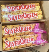 Coklat Silverqueen Almond 58 Gr 1 box 10 Pcs