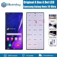 Bluesky A line A Dot LCD Original For Samsung Galaxy Note20 Ultra display SM-N985F Note 20 Ultra 5G 