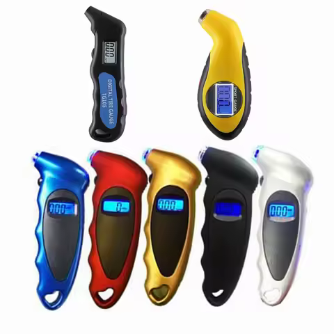 TG105 TG205 R-6802 High-precision Digital Car Tire Tyre Air Pressure Gauge Meter LCD Display Manomet