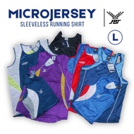 [FBT] Sleeveless Running Shirt Jersey, Gym Quick Dry Breathable Microjersey Material L SIZE