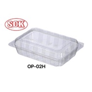 OP-2H 2H Clear Container 100pcs