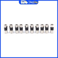 10 pcs RG6 F Typepression 2.7cm high quality Snap Seal Plug Connector