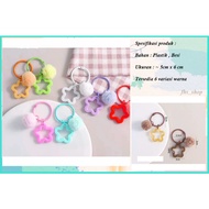 GANTUNGAN Pom Pom Keychain Cute Keychain Fur Keychain Cute Keychain