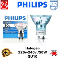 ( Bundle of 2) Philips Helogen GU10 50W /220V-240V  /Down light warm white