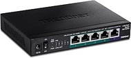 TRENDnet 5-Port Unmanaged 2.5G PoE+ Switch, Fanless, Compact Desktop Design, Metal Housing, 2.5GBASE