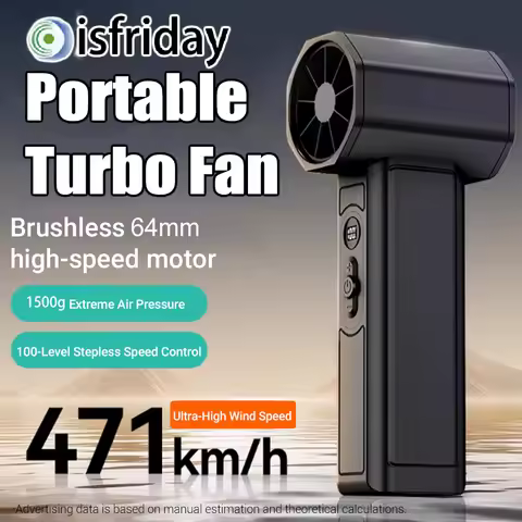Powerful Violent Air Blower 64mm Brushless Handheld Turbo Fan Jet Max.1500G Thrust Highpower Duct Fa