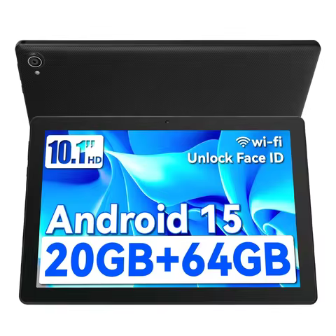 URAO 10" Android15 Tablet 20GB RAM+64GB ROM FHD IPS 8MP+5MP 5000mAh GMS Certification Widevine L1 Fa