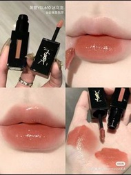 YSL The Inks Vinyl Cream 黑管唇釉 漆亮唇釉 610 蜜桃烏龍