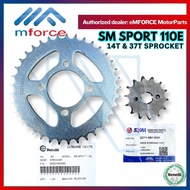 BENELLI SM-SPORT 110E 110/E SPROCKET 14T 37T SPOKET DEPAN BELAKANG ORIGINAL BENELLI