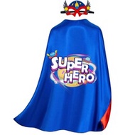 1 Set Super Hero Cape, Halloween Party Super Hero Costume With Mask, Super Hero Cape Birthday Gift, 