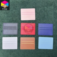 Leather Wallet (2 Slot) for ATM sized ID / ATM, Credit Card Holder PU Leather Card Holder - Plain