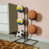 Basketball Ball Storage Rack Stable Freestanding Ball Storage Holder for Storage Volleyball Football