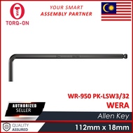 WR-950 PK-LSW3/32 WERA Allen Key (022070)