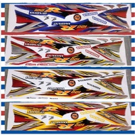 WAVE100R STRIPE (4) BODY COVER SET STICKER 4 HONDA WAVE 100R WAVE100 R BODY COVERSET STICKER