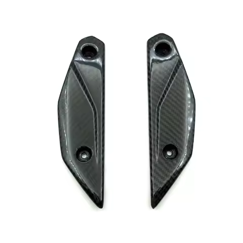 Motorcycle Carbon Fiber Windshield Strips Cover Bracket Bars Stent Adapt Guard Parts For BMW C400GT 