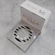 Floor drain funnel 12cm x 12cm x 60mm stainless steel 304 anti-odor. Multi-purpose. Can be installed