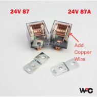 5pin Relay 24v 87A/80A Relay Socket Pin 24v 87/80A Waterproof Relay