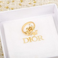 Dior 高版本珍珠星星四葉草桃心戒指